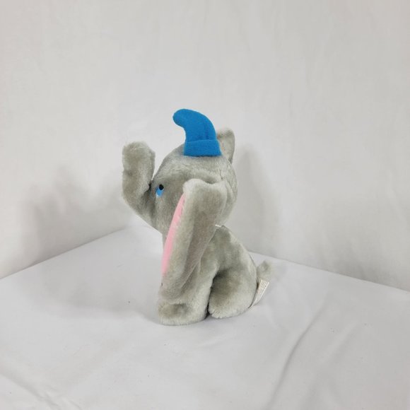 Vintage Disneyland Walt Disney World Dumbo Elephant 8" Plush Stuffed Animal Toy - Picture 5 of 9